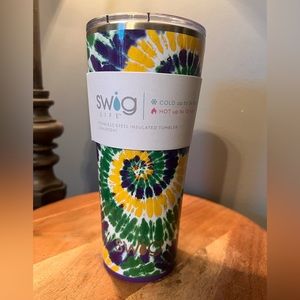 Retired Swig Mardi Gras 22 oz Tumbler